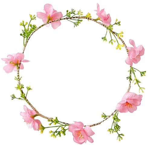 Blumenkranz, elastisches Haarband, Blumenkopfschmuck, Kopfbedeckung, Haarschmuck für Festivals, Hochzeiten und besondere Anlässe von xbiez