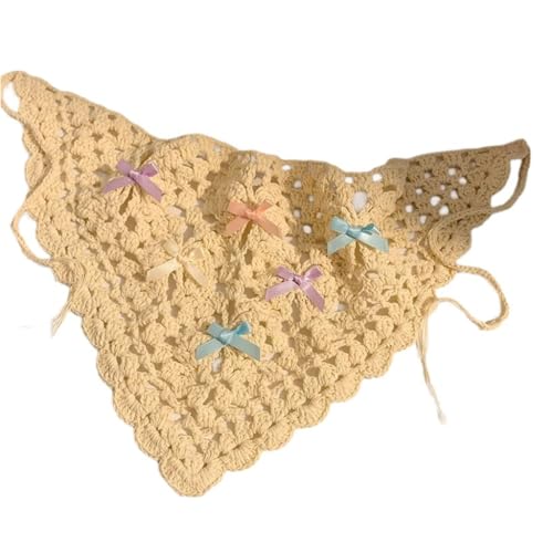 Elegantes gestricktes Kopftuch mit Schleife für Damen, Frühlings-Haarband, dekoratives Kopftuch, Party, Musik, Festival, Haarschal Elegantes gestricktes Kopftuch mit Schleife für Damen, Frühlings-Haarband, dekoratives Kopftuch, Party, Musik, Festival, Haarschal von xbiez