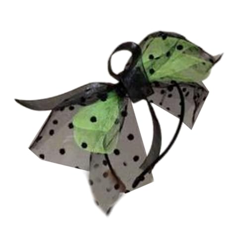 Fascinator mit großer Netzschleife, Vintage-Stil, gepunktet, für Damen und Mädchen, Party, Hochzeit, Event, eleganter Haarreif, Kopfschmuck Fascinator mit großer Netzschleife, Vintage-Stil, gepunktet, für Damen und Mädchen, Party, Hochzeit, Event, eleganter Haarreif, Kopfschmuck von xbiez