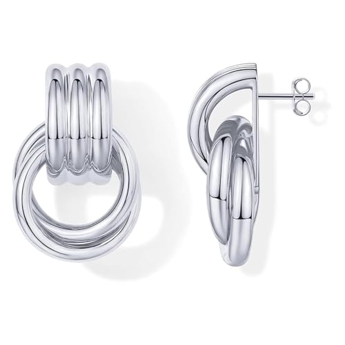 Filigrane Ohrstecker, modische Messingstruktur, Datum, geeignet für Arbeit oder gesellschaftliche Zusammenkünfte, stilvolle Ohrringe, Einheitsgröße, Wie beschrieben, Wie beschrieben von xbiez