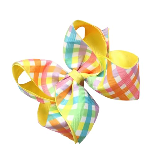 Haarspange mit Ostermotiv und Schleife, Hasen-Druck, für Kinder und Erwachsene, für Festivals, Partys und Versammlungen von xbiez