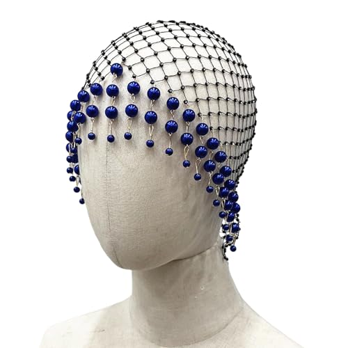 Handgefertigtes Haarteil mit hohlen Quasten, Haarschmuck für Frauen mit zarter Textur und sicherer Passform für Hochzeiten und Partys von xbiez