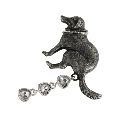 Humorvolle Hundekot-Brosche, leicht und stabil, ideal für einen Hauch von Spaß zu jedem Anlass, lustiger Schmuck, Einheitsgröße, Wie beschrieben von xbiez