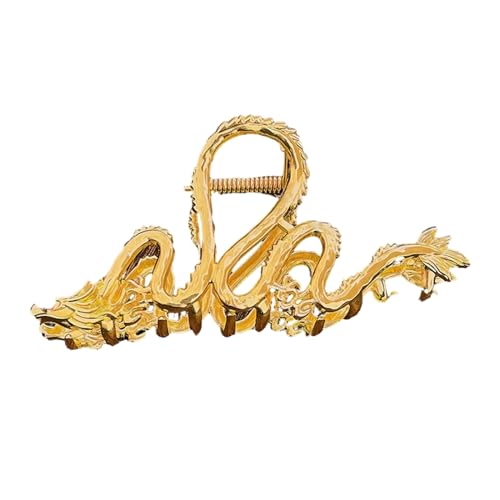 Silber/Gold Drachenform Haarklaue Langlebige Pferdeschwanz Frau Kopfbedeckung Frauen Haarklaue Carnivals Party Legierung Haarklaue von xbiez