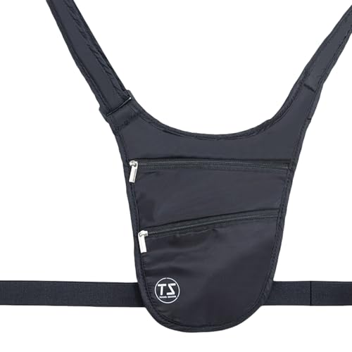 Sport-Hüfttasche, klein, unsichtbarer Gürtel, einfache Packung, Anti-Diebstahl-Tasche für Damen und Herren, kleine Umhängetasche, unsichtbarer Gürtel, Diebstahlschutz für den täglichen Gebrauch von xbiez