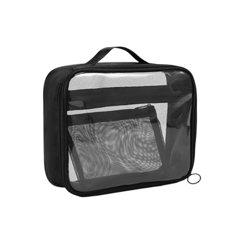 Transparente Make-up-Tasche, tragbare Kosmetiktasche für Damen, wasserdicht, transparent, tragbar, Reise-Kulturbeutel, Geschenk, Toilettenartikel, B, Mass Beauty Transparente Make-up-Tasche, tragbare Kosmetiktasche für Damen, wasserdicht, transparent, tragbar, Reise-Kulturbeutel, Geschenk, Toilettenartikel, B, Mass Beauty von xbiez