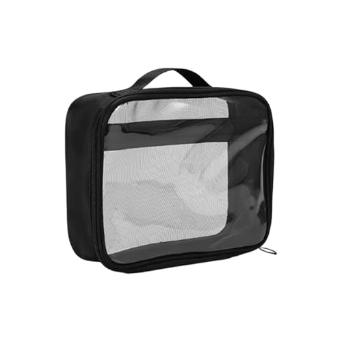 Transparente Make-up-Tasche, tragbare Kosmetiktasche für Damen, wasserdicht, transparent, tragbar, Reise-Kulturbeutel, Geschenk, Toilettenartikel, C, Mass Beauty von xbiez