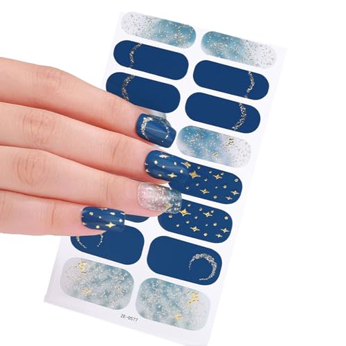 Waterproof Nail Sticker Full Wrap Sticker Self Adhesive Gels Nail Strips With Nail File Nail Decortions Sticker Waterproof Nail Sticker Full Wrap Sticker Self Adhesive Gels Nail Strips With Nail File Nail Decortions Sticker von xbiez