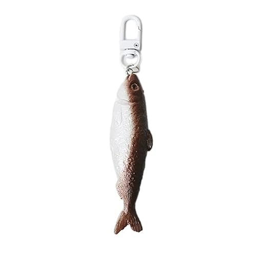 xbiez Einzigartige Barrettes Haarnadel Getrockneter Fisch Haarclip Kopfbedeckung Simulierter Gesalzener Fisch Schlüsselbundschlüsselring Für Frauen Bag Anhänger von xbiez