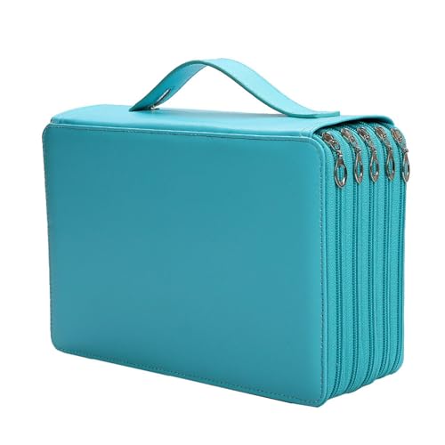 xbiez Große Kapazität Bleistifthalter 252 Fächer Reißverschluss Organizer Tasche Multifunktions Große Künstleretui Zeichnen Bleistifthalter Tasche von xbiez
