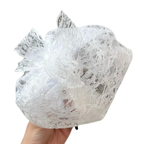 xbiez Modisches Spitzen-Stirnband, Fascinator, Kopfschmuck, verstellbare Kopfbedeckung, Party-Haar-Accessoire, Dekoration für Abendveranstaltungen xbiez Modisches Spitzen-Stirnband, Fascinator, Kopfschmuck, verstellbare Kopfbedeckung, Party-Haar-Accessoire, Dekoration für Abendveranstaltungen von xbiez
