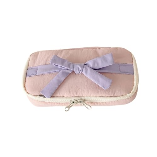 xbiez Schüler-Federmäppchen, schöne Schleifen-Etui, große Kapazität, Stift für die Organisation von Schulbedarf, Schleifen-Box, Tasche, B von xbiez