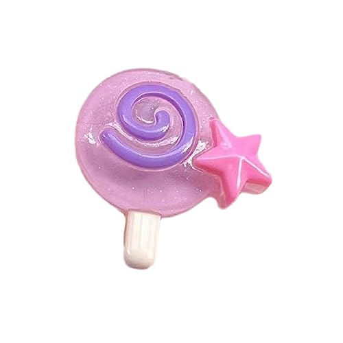 xbiez Süße Y2k Dopamin Haarnadeln Einfache Haarspangen Lollipop Stern Haarseitenklammer Modeaccessoires Geschenk Für Frauen Und Mädchen Y2k Dopamin Haarnadel Süßes Haar Accessoire von xbiez