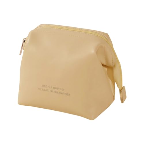 xbiez Wasserdichte Make-up-Tasche für Damen, Kosmetiktasche, Reise-Organizer, Kosmetiktasche, Reisebeutel, Kulturbeutel, Zubehör-Organizer, gelb xbiez Wasserdichte Make-up-Tasche für Damen, Kosmetiktasche, Reise-Organizer, Kosmetiktasche, Reisebeutel, Kulturbeutel, Zubehör-Organizer, gelb von xbiez