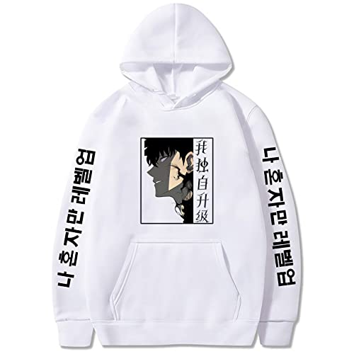 Solo Leveling Hoodie Cosplay Hoodie 2D-Druck Cotton Blended Hoodie Hood Fashion lässiges Top mit neuen Anime-Mustern im Herbst und Winter kann sowohl von Männern als auch von Frauen getragen werden von xhomeshop