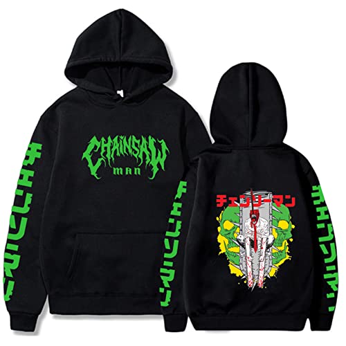 xhomeshop Anime Chainsaw Man Hoodie Pochita Denji Pullover mit Kapuze Denji Hoodies Denji Cosplay Sweatshirts Chainsaw Man Fans Kleidung von xhomeshop