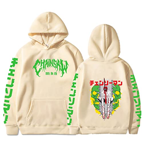 xhomeshop Anime Chainsaw Man Hoodie Pochita Denji Pullover mit Kapuze Denji Hoodies Denji Cosplay Sweatshirts Chainsaw Man Fans Kleidung von xhomeshop