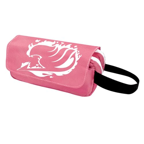 xhomeshop Anime Fairy Tail Happy Natsu Dragneel Erza Scarlet Lucy Heartfilia Federmäppchen mit Schreibwaren Zipper Organizer Makeup Pouch von xhomeshop