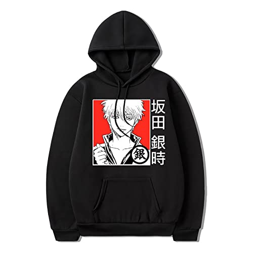 xhomeshop Anime Gintama Hoodies Sakata Gintoki Langarm Pullover Gintama Weiß Yaksha Sweatshirts Fans Kleidung von xhomeshop