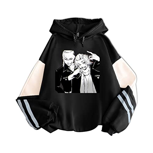 xhomeshop Anime The Headless Angel Head Manjirou Sano Kapuzenpullover Mikey Langarm Pullover Ken Ryuguji Draken Sweatshirts Freunde Fans Kleidung von xhomeshop