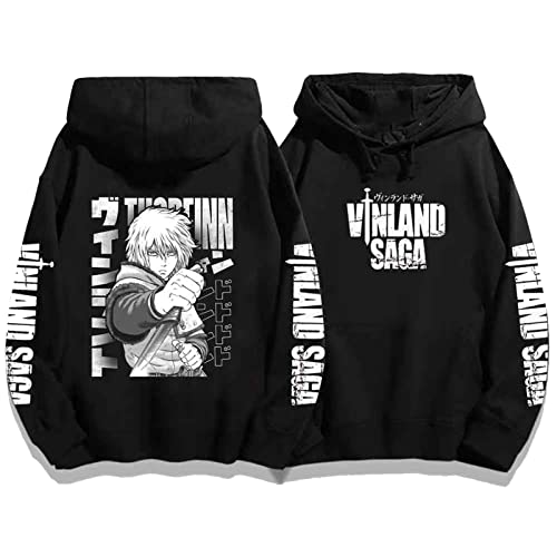 xhomeshop Anime Vinland Saga Kapuzenpullover Thorfinn Langarm Pullover Thorfinn Karlsefni Kapuzensweatshirts Vinland Saga Fans Kleidung von xhomeshop