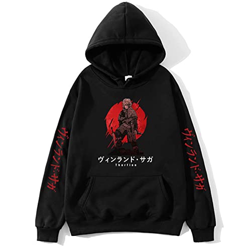 xhomeshop Anime Vinland Saga Kapuzenpullover Thorfinn Langarm Pullover Thorfinn Karlsefni Kapuzensweatshirts Vinland Saga Fans Kleidung von xhomeshop