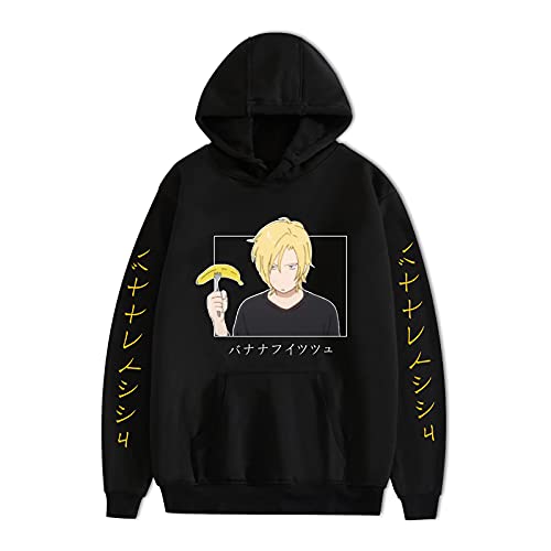 xhomeshop Banana Fish Hoodie Herren und Damen Langarm Tops Anime Print Casual Sport Pullover Sweatshirt Ash Lynx Cosplay Kostüme von xhomeshop