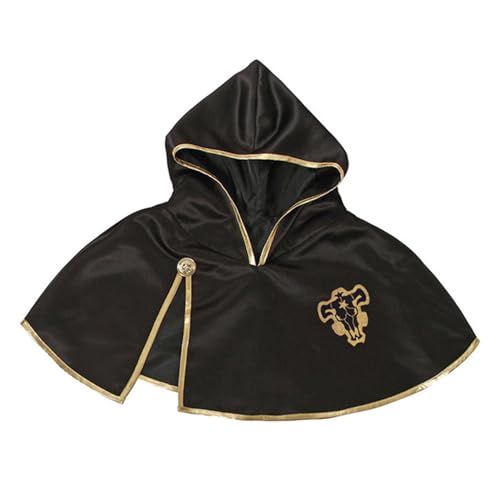 xhomeshop Black Clover Asta Umhang Black Bulls Cape Asta Yuno Cosplay Kostüm Black Bulls Cosplay Umhang Outfit Länge 31cm von xhomeshop