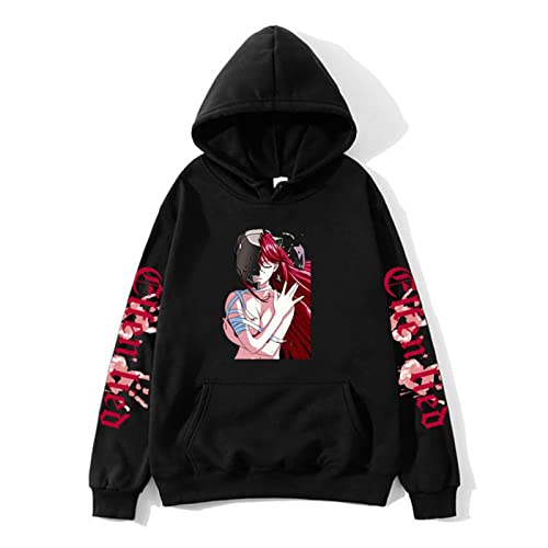 xhomeshop Elfen Lied Hoodie Sweatshirt Kaede Cartoon Anime Sweatshirt Lucy Cosplay Hoodie Harajuku Casual Langarm von xhomeshop