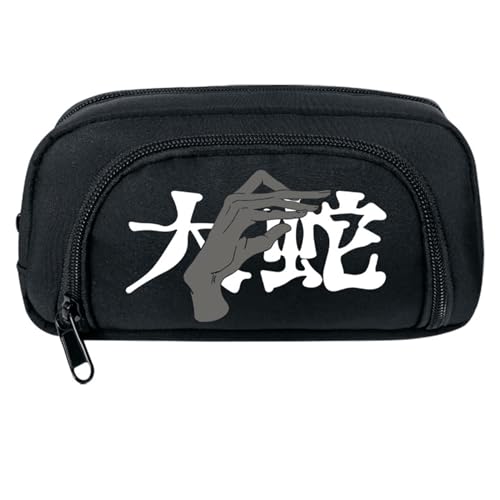 xhomeshop Jujutsu Kaisen Anime große Kapazität Pen Bag Itadori Yuji Student Pencil Case Travel Simple Stationery Bag School Office Storage Bag von xhomeshop