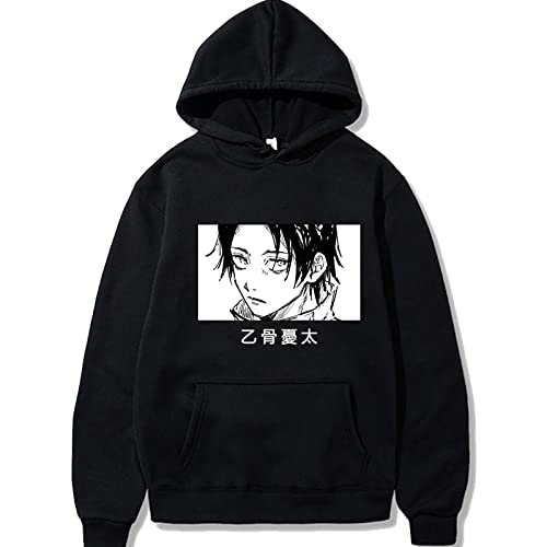 xhomeshop Jujutsu Kaisen Hoodie Sweatshirt Cosplay Anime Manga Pullover Okkotsu Yuta Pullover Männer Frauen Harajuku Casual Langarm von xhomeshop