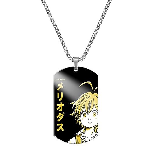 xhomeshop Seven Deadly Sins Halskette Nanatsu no Taizai Halskette Meliodas Cosplay Prop Ban Hawk Gowther Diane Merlin Halskette Meliodas Cosplay Seven Deadly Sins Halskette für Anime Fans von xhomeshop