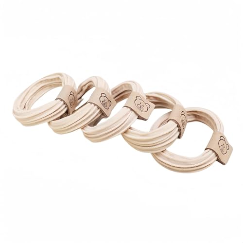 Haargummis, Satin-Haargummis, Seiden-Haargummis, Haarringe für Zöpfe, 5 Stück, hochelastische Gummibänder für Frauen zum Binden von Haaren, nahtlose Haarbänder, Haar-Zubehör (Beige) von xiAzyuSP