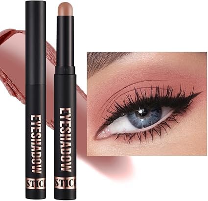 Crayon wasserdicht Eyeshadow Stick, Shimmer Cream Eyeshadow Bleistift, dauerhaft wasserdicht und nicht blühend Pearlescent Eyeliner (12#) von xiao