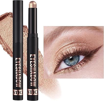 Crayon wasserdicht Eyeshadow Stick, Shimmer Cream Eyeshadow Bleistift, dauerhaft wasserdicht und nicht blühend Pearlescent Eyeliner (16#) von xiao