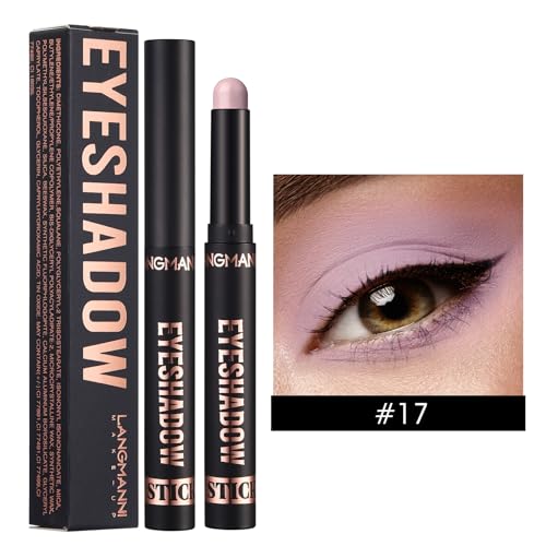 Crayon wasserdicht Eyeshadow Stick, Shimmer Cream Eyeshadow Bleistift, dauerhaft wasserdicht und nicht blühend Pearlescent Eyeliner (17#) von xiao