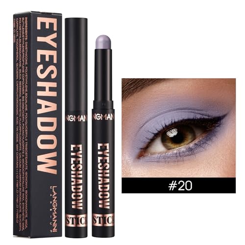 Crayon wasserdicht Eyeshadow Stick, Shimmer Cream Eyeshadow Bleistift, dauerhaft wasserdicht und nicht blühend Pearlescent Eyeliner (20#) von xiao
