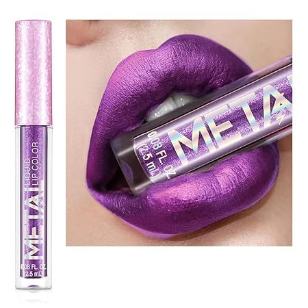 Creme Lip Gloss, langlebige Feuchtigkeitsspendende Samt Lippenstift, wasserdicht, nicht verblassend (06-Nackte Schimmer) von Xiao