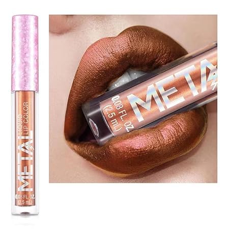 Creme Lip Gloss, langlebige Feuchtigkeitsspendende Samt Lippenstift, wasserdicht, nicht verblassend (08-LOVE BRONZE) von Xiao