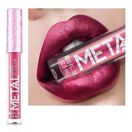 Creme Lip Gloss, langlebige Feuchtigkeitsspendende Samt Lippenstift, wasserdicht, nicht verblassend (09-MEIHUA REO) von Xiao