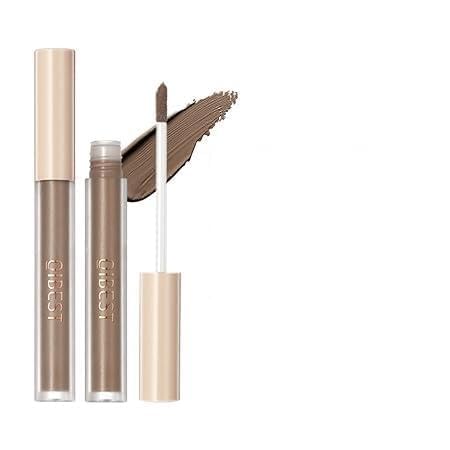 Glitter Eyeshadow, Liquid Glitter Eyeshadow Shining Eye Shadow Make-up Schimmer Lange Dauer Schnelltrocknen (Matt Dunkelbraun) von Xiao