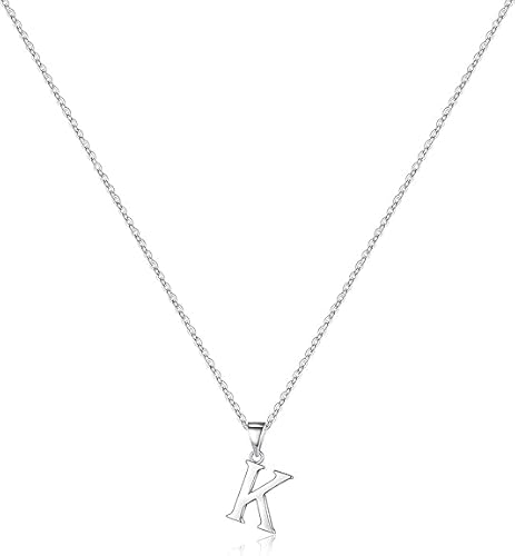 xiao Anfangs Halsketten für Frauen, feine Buchstaben Halskette personalisierte winzige Anfangs Anhänger Halskette Monogramm niedliche Buchstaben Name Choker Halsketten (D) von xiao