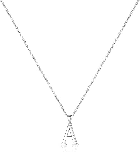 xiao Anfangs Halsketten für Frauen, feine Buchstaben Halskette personalisierte winzige Anfangs Anhänger Halskette Monogramm niedliche Buchstaben Name Choker Halsketten (G) von xiao