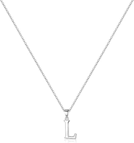 xiao Anfangs Halsketten für Frauen, feine Buchstaben Halskette personalisierte winzige Anfangs Anhänger Halskette Monogramm niedliche Buchstaben Name Choker Halsketten (H) von xiao