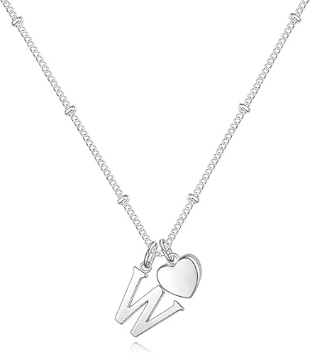 xiao Anfangs Halsketten für Frauen, feine Buchstaben Halskette personalisierte winzige Anfangs Anhänger Halskette Monogramm niedliche Buchstaben Name Choker Halsketten (K) von xiao