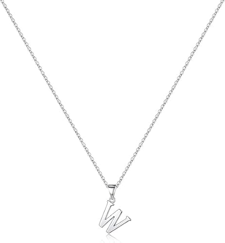 xiao Anfangs Halsketten für Frauen, feine Buchstaben Halskette personalisierte winzige Anfangs Anhänger Halskette Monogramm niedliche Buchstaben Name Choker Halsketten (K) von xiao