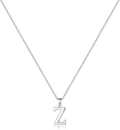 xiao Anfangs Halsketten für Frauen, feine Buchstaben Halskette personalisierte winzige Anfangs Anhänger Halskette Monogramm niedliche Buchstaben Name Choker Halsketten (O) von xiao