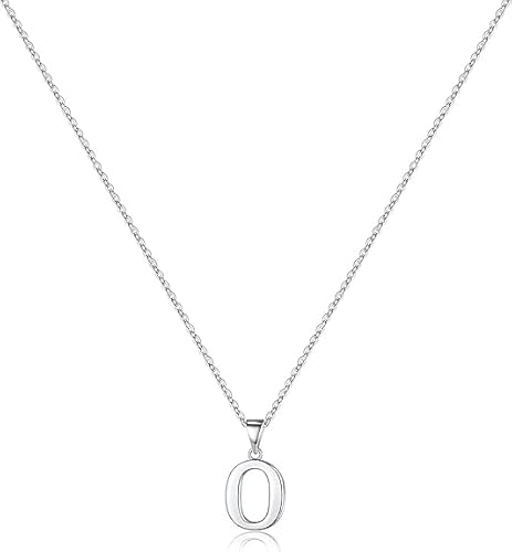 xiao Anfangs Halsketten für Frauen, feine Buchstaben Halskette personalisierte winzige Anfangs Anhänger Halskette Monogramm niedliche Buchstaben Name Choker Halsketten (P) von xiao