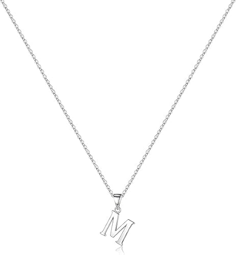 xiao Anfangs Halsketten für Frauen, feine Buchstaben Halskette personalisierte winzige Anfangs Anhänger Halskette Monogramm niedliche Buchstaben Name Choker Halsketten (Q) von xiao