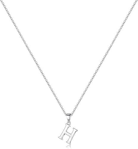 xiao Anfangs Halsketten für Frauen, feine Buchstaben Halskette personalisierte winzige Anfangs Anhänger Halskette Monogramm niedliche Buchstaben Name Choker Halsketten (V) von xiao